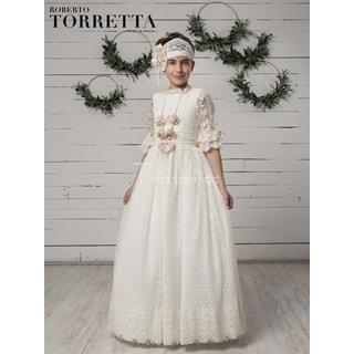 Vestido Comunión Modelo K405 de Roberto Torretta - Imagen 1